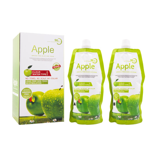 Apple Hair Color 1000 ML (500+500)  Ammonnia Free for Men and Women (Natural Black and Dark Brown)