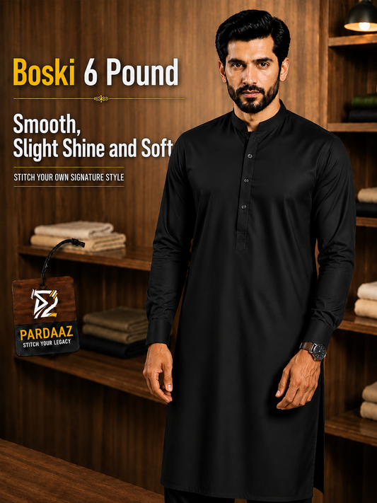 Boski 6 Pound - Heritage Fabric (Color, Jet Black)