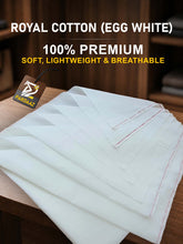 Royal Cotton 100% Premium (Kalaf Wali) - Color, Egg White