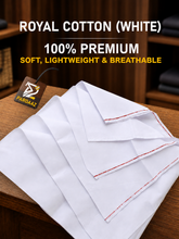 Royal Cotton 100% Premium (Kalaf Wali) - Color, White