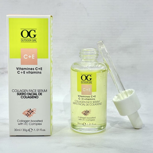 Vitamin C + E Collagen Face Serum – Brightening, Whitening, Wrinkles, Fine Lines & Dark Spot Removal