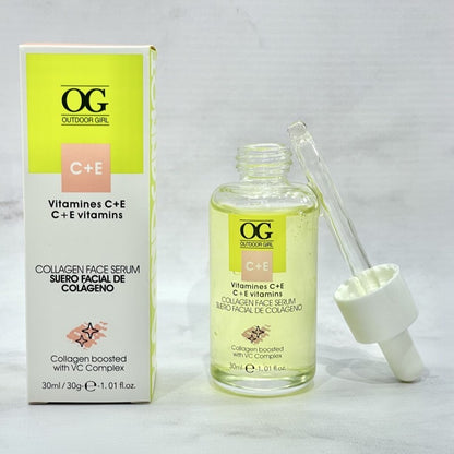 Vitamin C + E Collagen Face Serum – Brightening, Whitening, Wrinkles, Fine Lines & Dark Spot Removal
