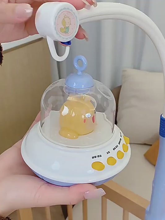 Musical Baby Crib Mobile with Lights Music Projection for Infants Remote Control Crib Toys for Newborn Baby Mobile for Crib Toys